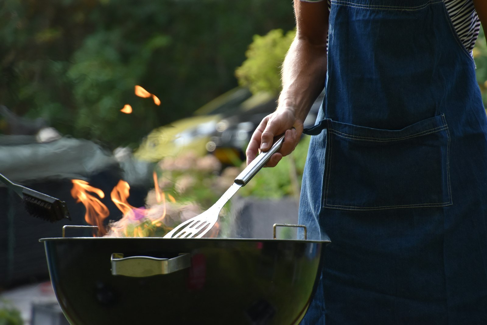 Backyard BBQ grill